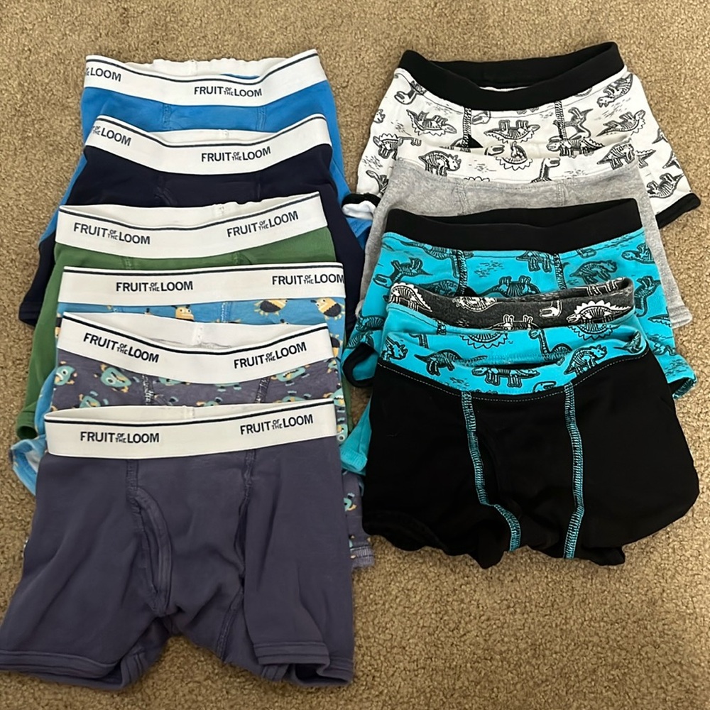 Lot of 11 Toddler boy Underwear briefs
